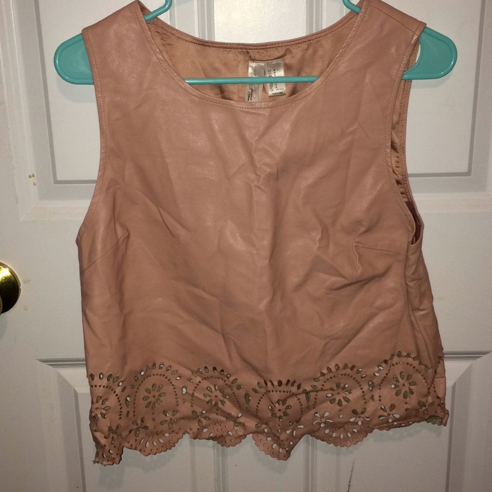 Forever 21 exclusive leather shirt